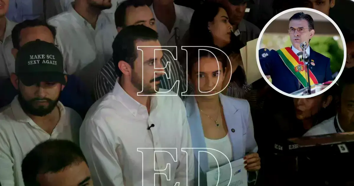 Velasco y Aguirre llegaron hasta la Gobernación de Santa Cruz