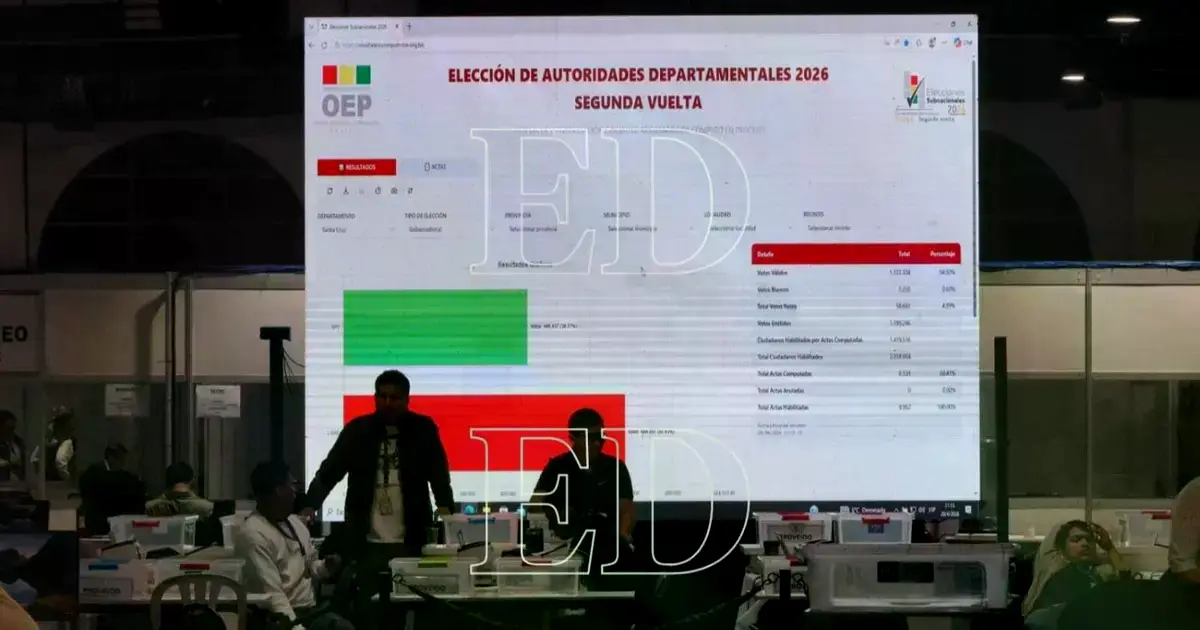 Cómputo oficial de Santa Cruz