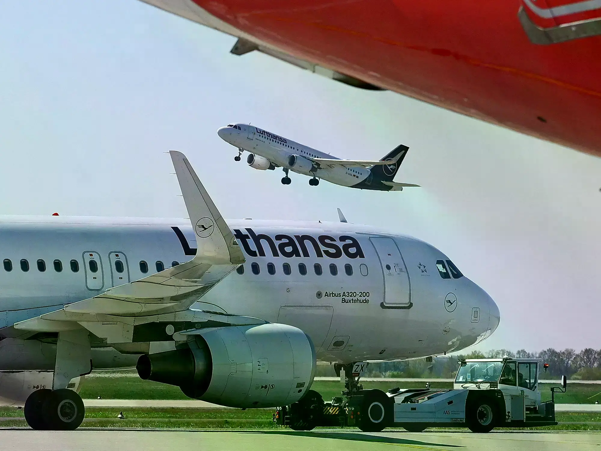 Aviones de Lufthansa en el aeropuerto de Berlín.