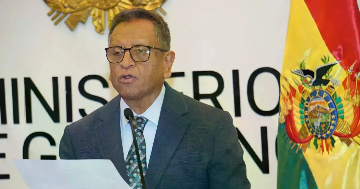 El ministro de Gobierno, Marco Antonio Oviedo.