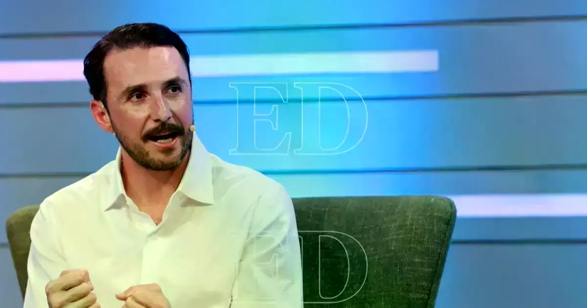 JP Velasco durante una entrevista en el programa ON Otra Noche.