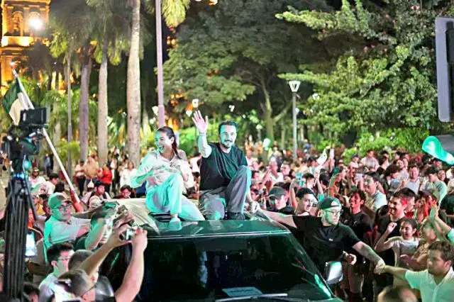 El gobernador electo de Santa Cruz, Juan Pablo Velasco, el pasado domingo.