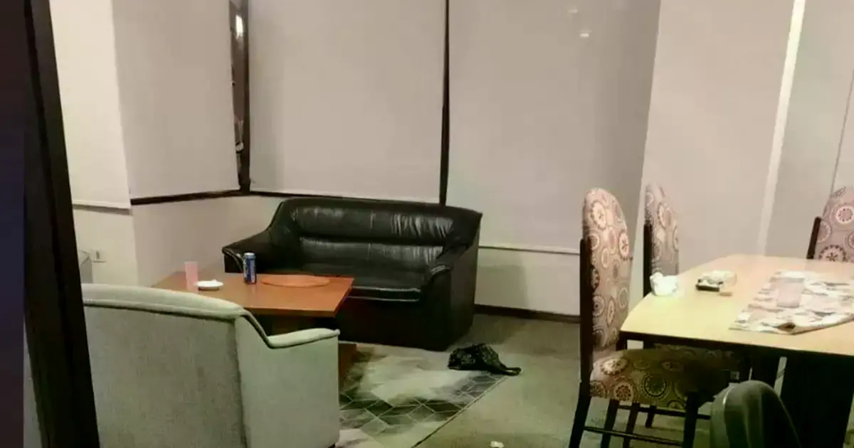 El lugar donde arrebataron el dinero a las víctimas.