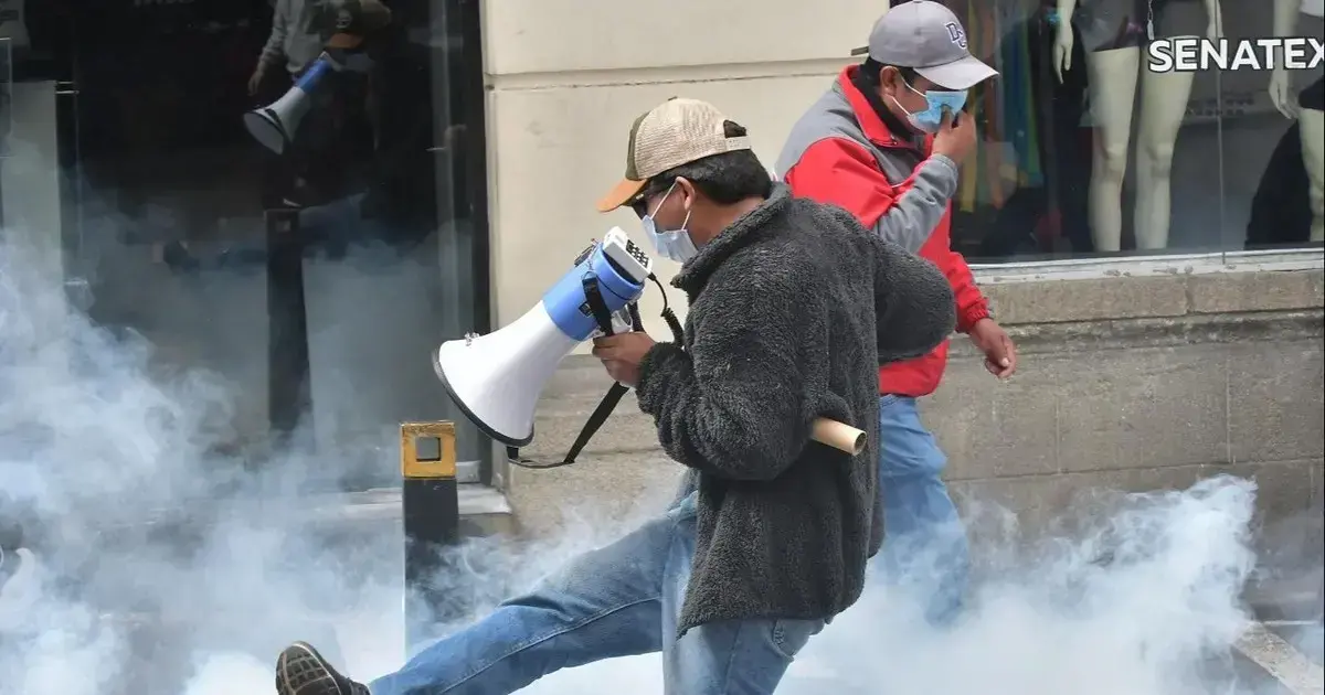 Así ocurrió la gasificación en La Paz.