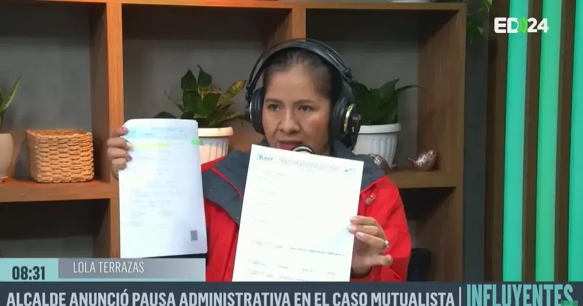 La concejal Lola Terrazas durante una entrevista en el programa Influyentes.