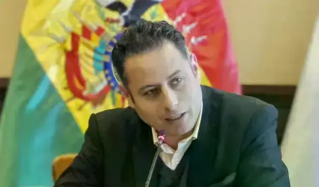 El vicepresidente Edmand Lara en una aparición anterior.