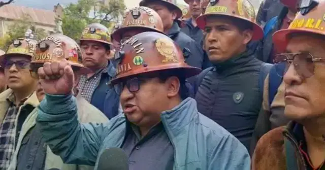 Mineros de Fencomin rompen diálogo con el Gobierno. Foto: Erbol