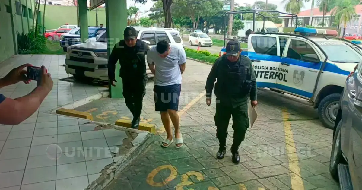 Brasileño fue capturado en la zona norte de Santa Cruz de la Sierra