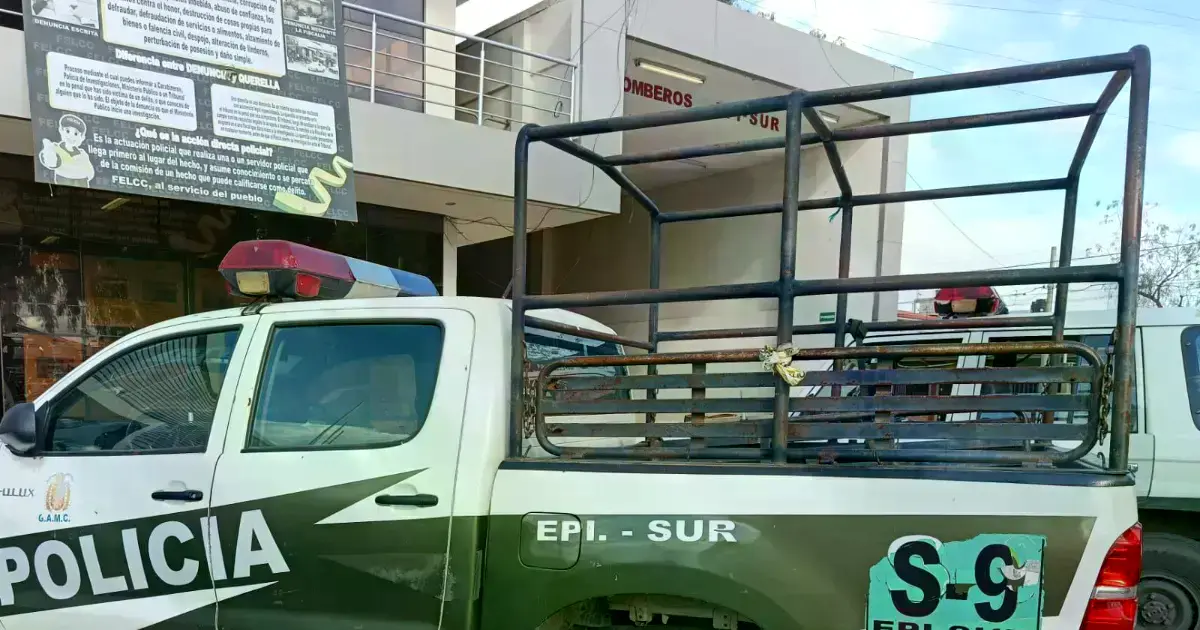 El sujeto fue trasladado a dependencias policiales