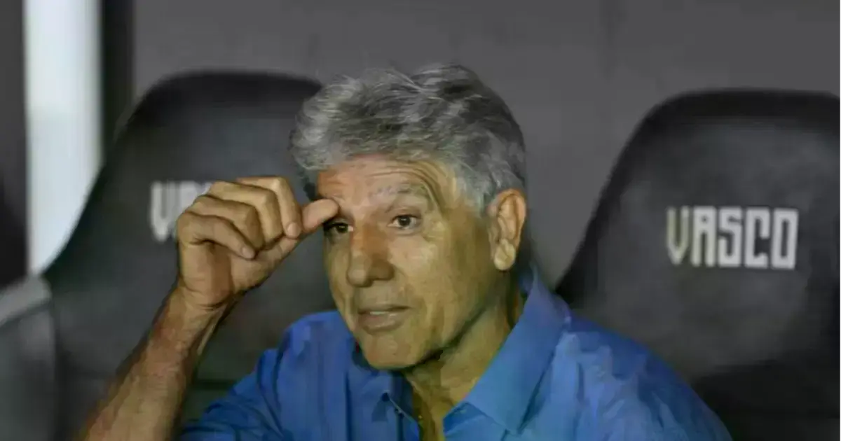 El DT brasileño durante un partido con el Vasco da Gama.