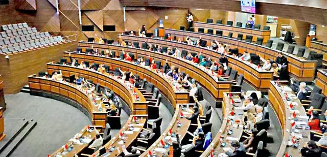 Sesión de la Cámara de Diputados en la que se debatió la aprobación de leyes, este jueves.