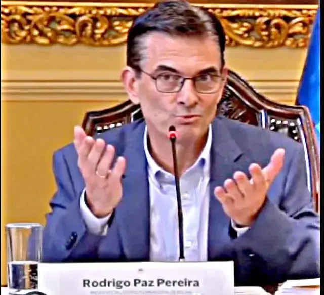 Presidente Rodrigo Paz. Foto: Captura de video