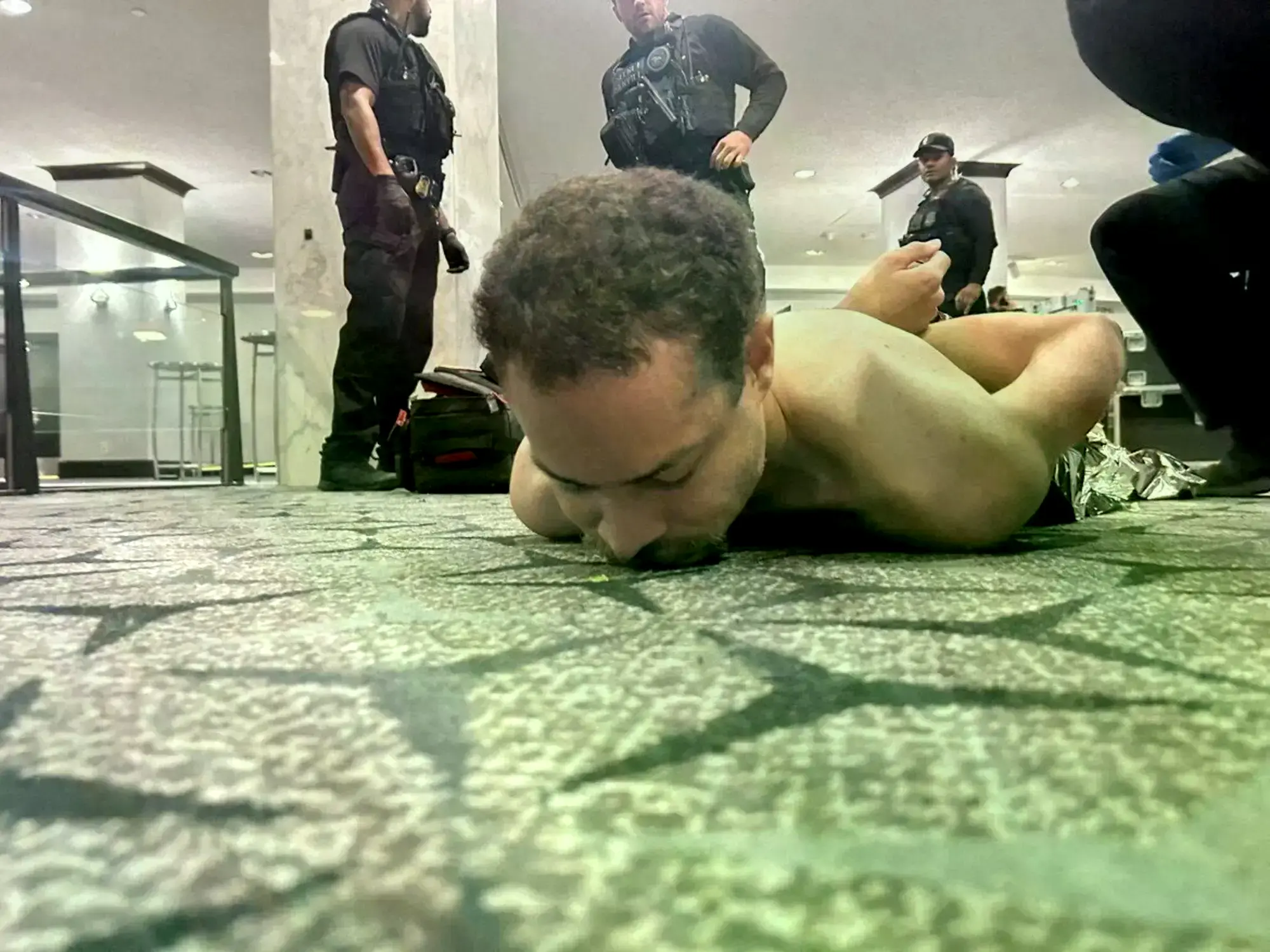 Cole Tomas Allen, detenido por intentar atacar a Donald Trump en Washington.