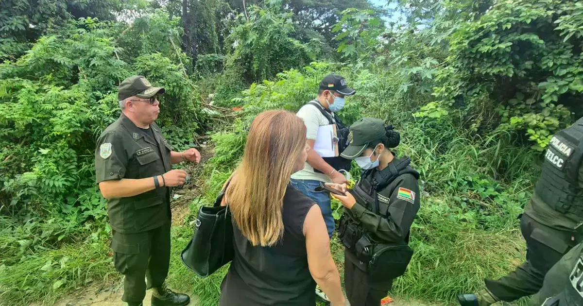 Personal de tres instituciones se movilizó ante la alerta de los vecinos.
