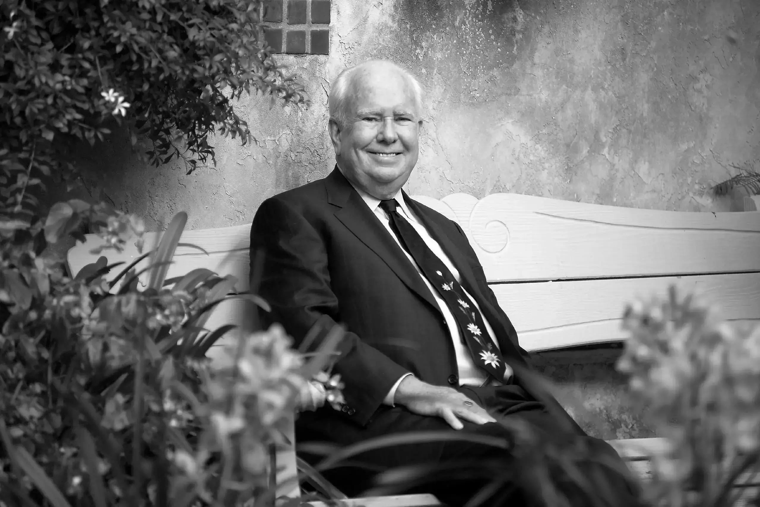 Peter Raven en 2010 en el Jardín Botánico de Misuri. Crédito: Kristi Foster, cortesía del Jardín Botánico de Misuri