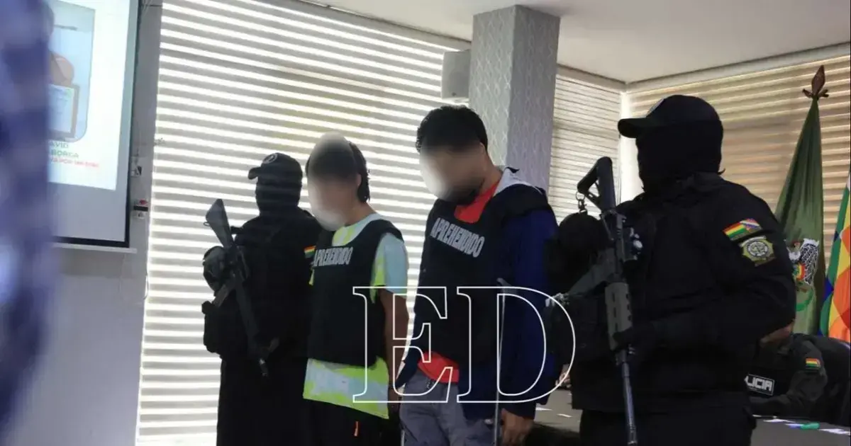 Dos delincuentes fueron aprehendidos por la Policía