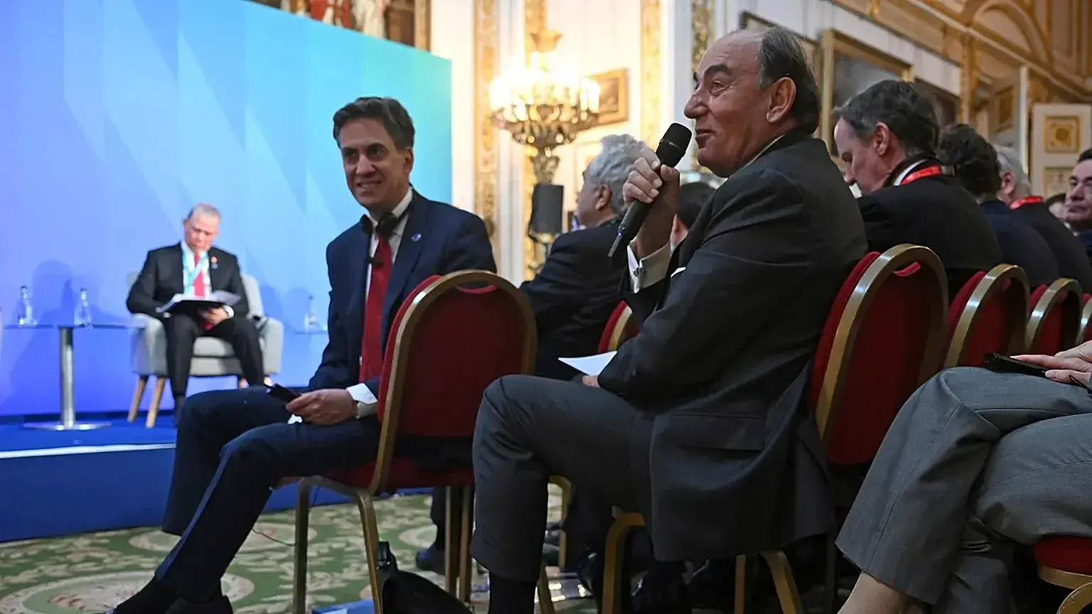 El presidente de Iberdrola, Ignacio Sánchez Galán, en la Cumbre Internacional sobre el Futuro de la Seguridad Energética cele