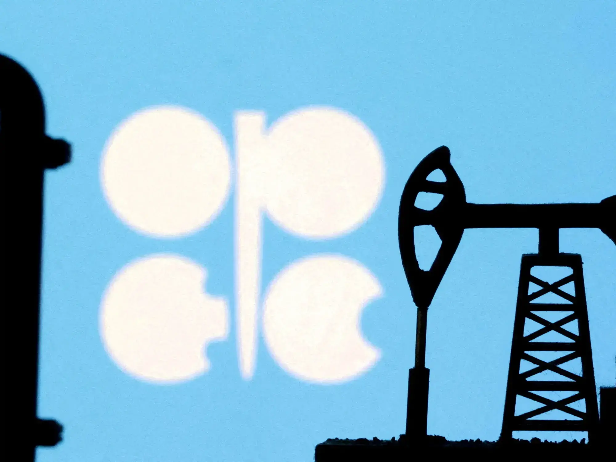 El logo de la OPEP en una ilustración.