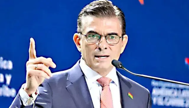 El presidente Rodrigo Paz en un acto público reciente.