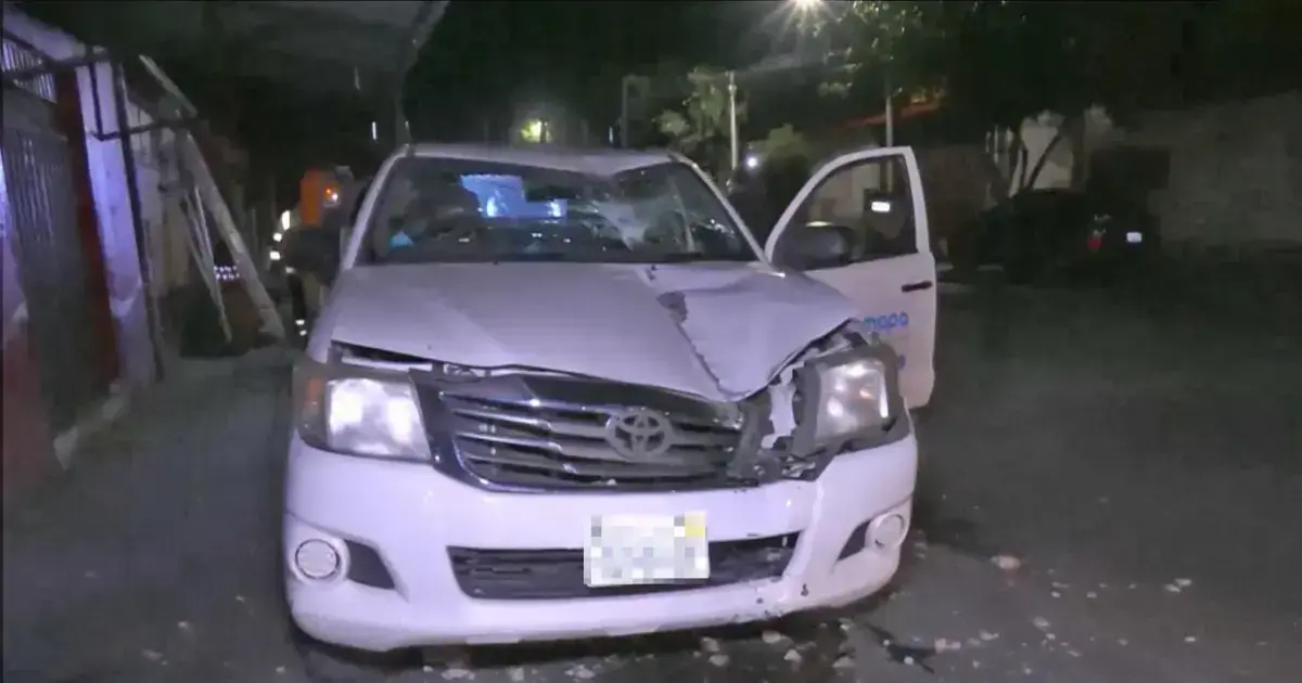 El motorizado quedó con serios daños materiales