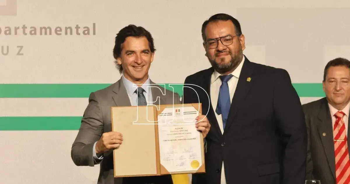 'Mamén' Saavedra recibe su credencial como alcalde de Santa Cruz de la Sierra