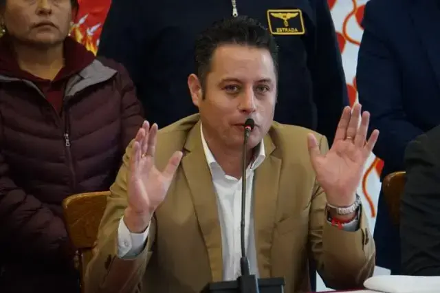 El vicepresidente Edmand Lara en una aparición anterior. Foto: Archivo Sucre/CORREO DEL SUR DIGITAL