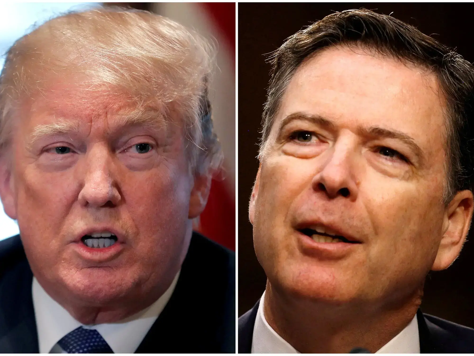 Donald Trump despidió a James Comey cuando asumió su primera presidencia en 2017.