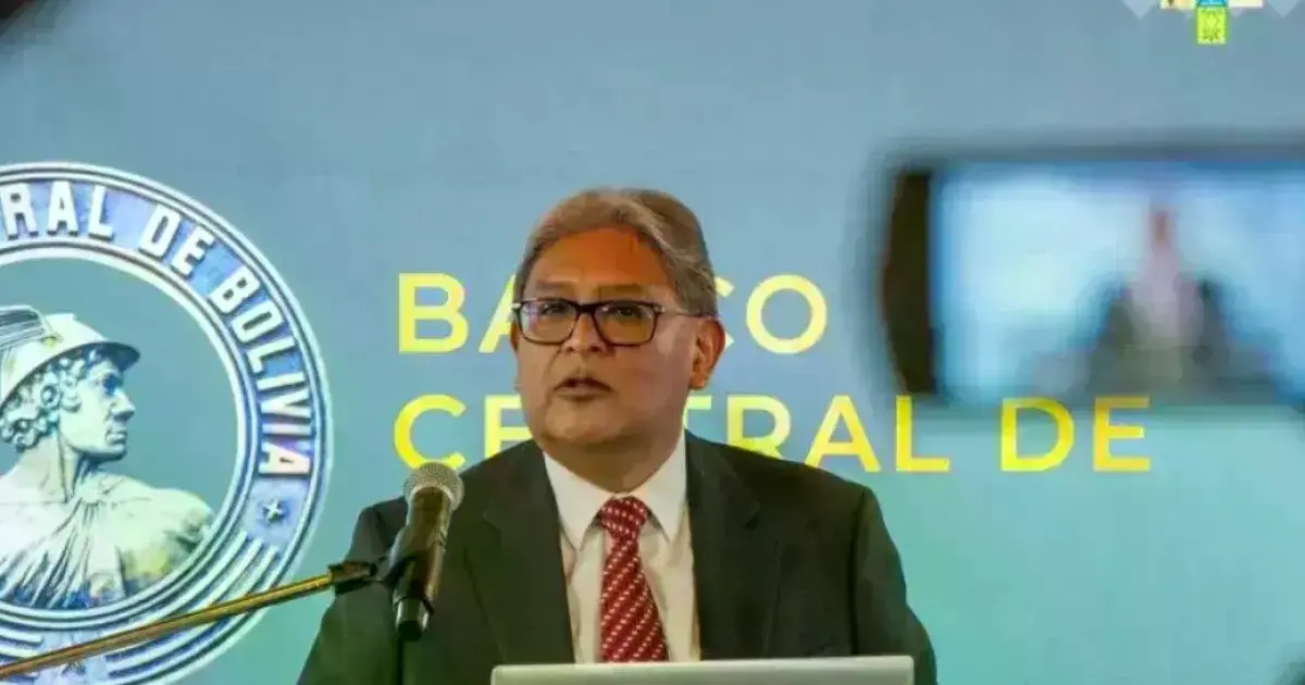El expresidente del BCB, Edwin Rojas.