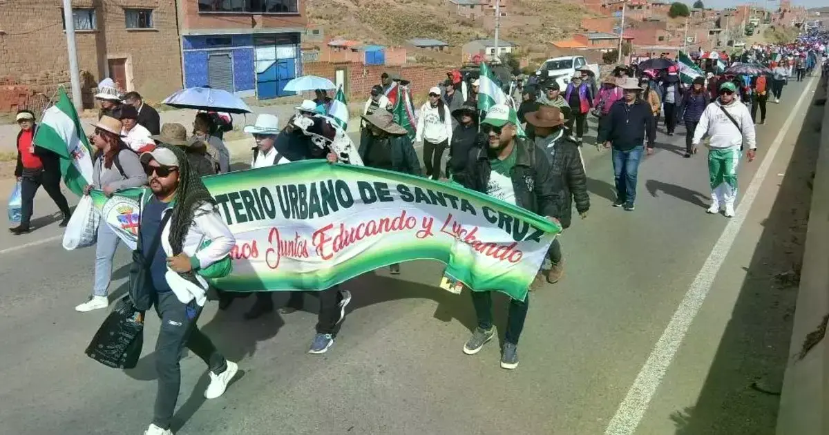 La marcha comenzó el martes.