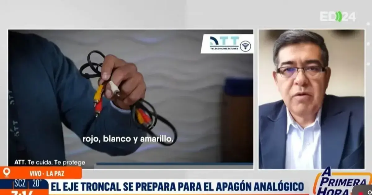 Gustavo Leandro Pozo, representante de la ATT, durante la entrevista con EL DEBER.