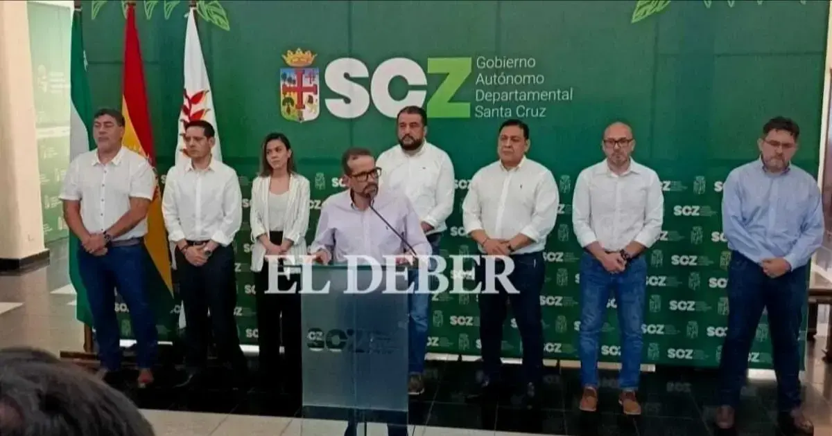 Gabinete del gobernador Luis Fernando Camacho.