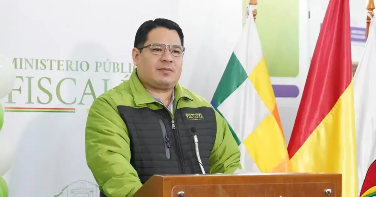 El fiscal general del Estado, Roger Mariaca.