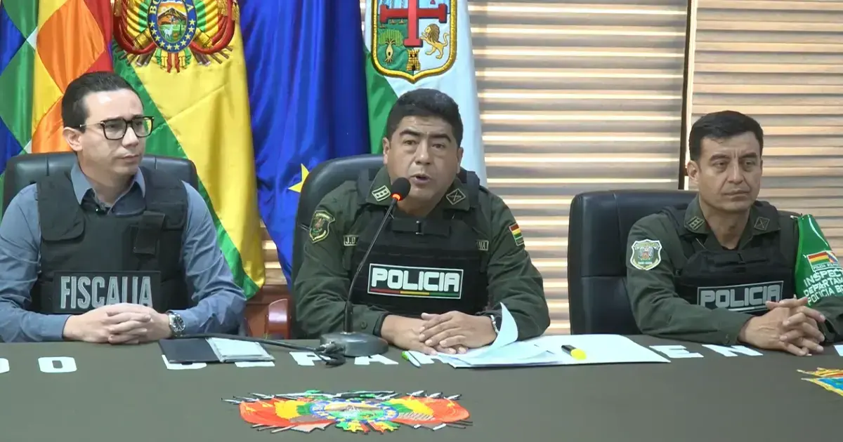 David Gómez, comandante departamental de la Policía en Santa Cruz