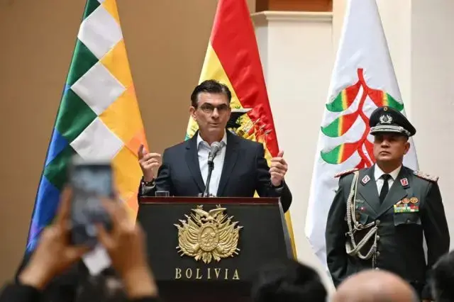 El presidente de Bolivia, Rodrigo Paz.