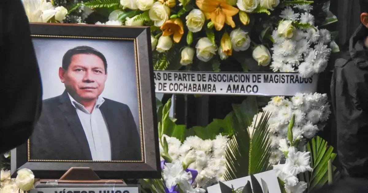 Víctor Hugo Claure es velado en Cochabamba. Foto: APG