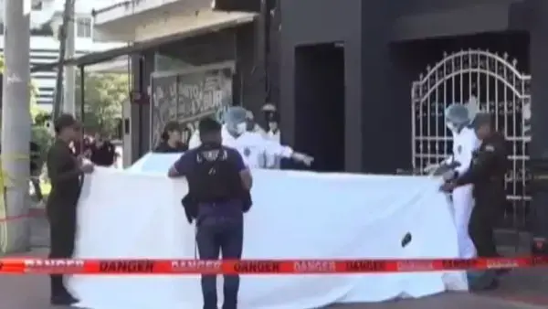 La escena del crimen. Foto: captura video de redes