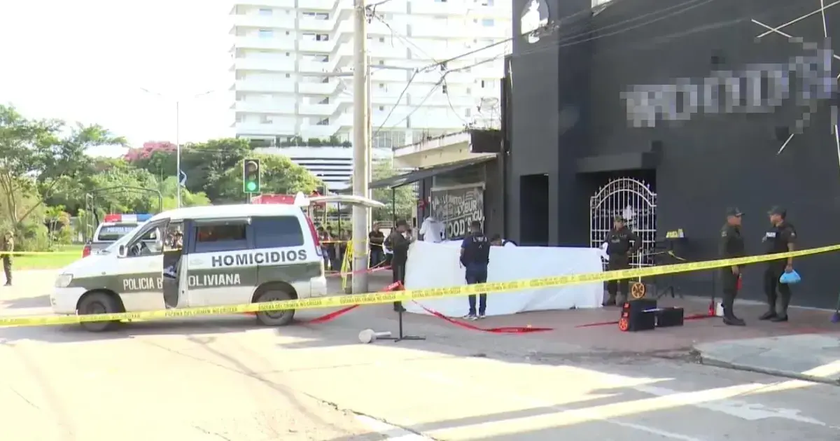 Un ciudadano colombiano fue asesinado a tiros este sábado en la ciudad de Santa Cruz.