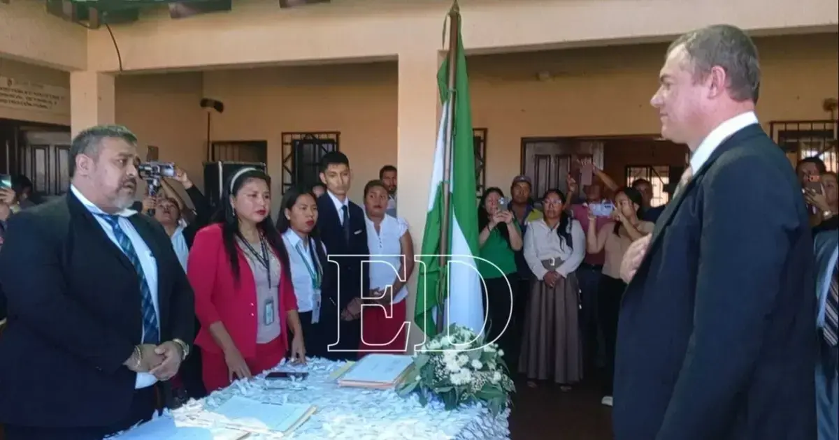 Johan Bergen asumió como alcalde de Cuatro Cañadas