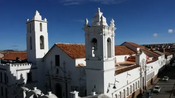 La campana de la libertad en la iglesia de San Francisco, Sucre.