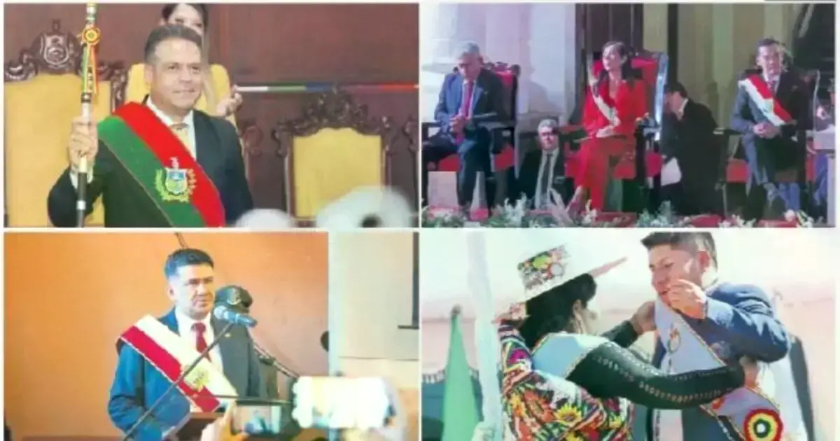 Gobernadores de La Paz, Tarija, Chuquisaca y Cochabamba asumieron sus cargos.
