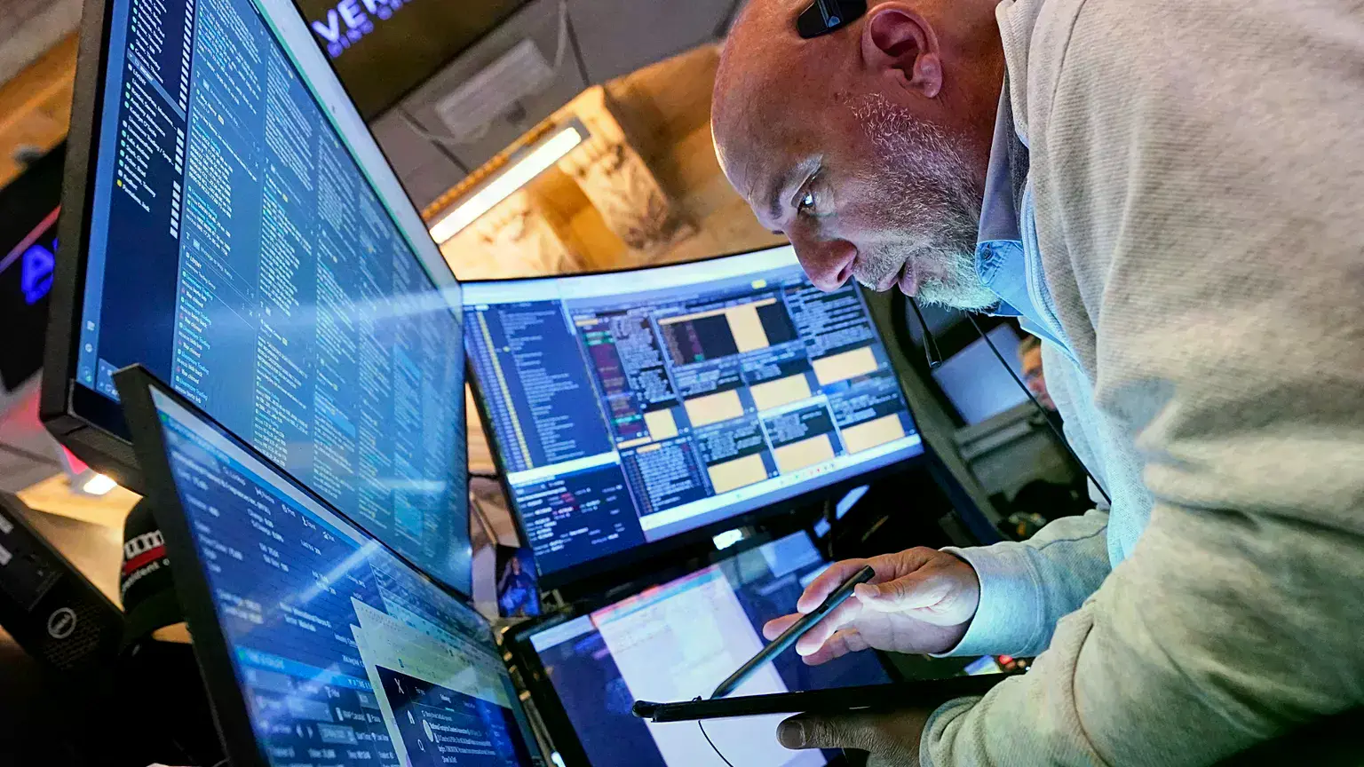 Un negociante en Wall Street