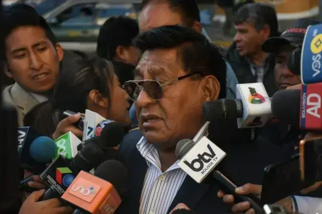 El dirigente de la Confederación de Choferes, Lucio Gómez
