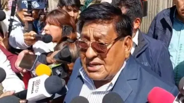 Lucio Gómez, ejecutivo de la Confederación Sindical de Choferes de Bolivia. Foto: ANF