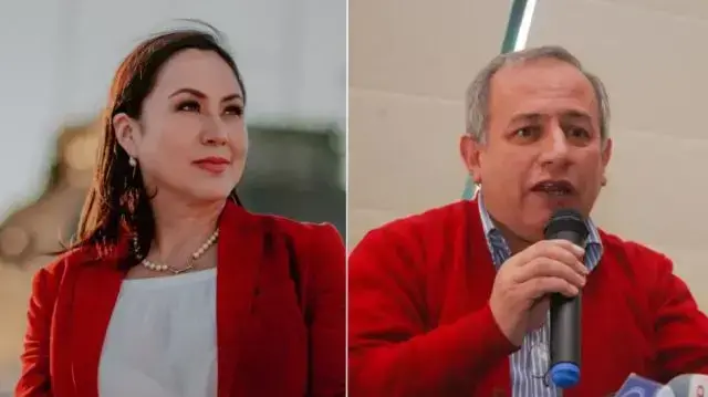 Carmen Almendras y Antonio Costas, secretarios municipales de La Paz.