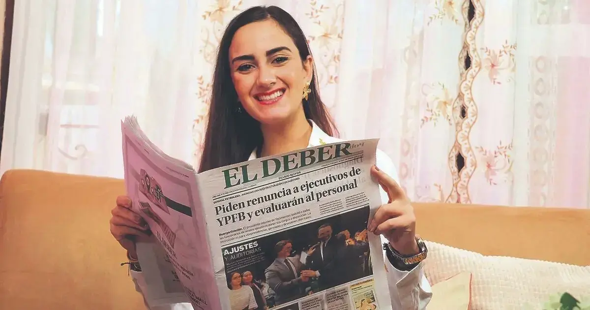 Luisa Nayar, presidenta del Concejo Municipal, en su casa durante la entrevista.