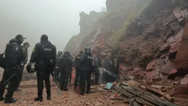 Operativo contra la minería ilegal.