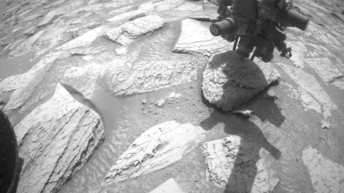 El rover Curiosity de la NASA en Marte.