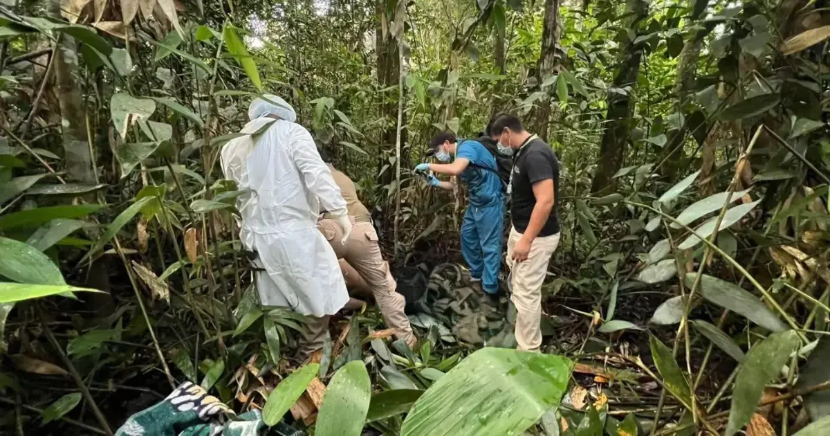 El cuerpo fue hallado en medio del monte