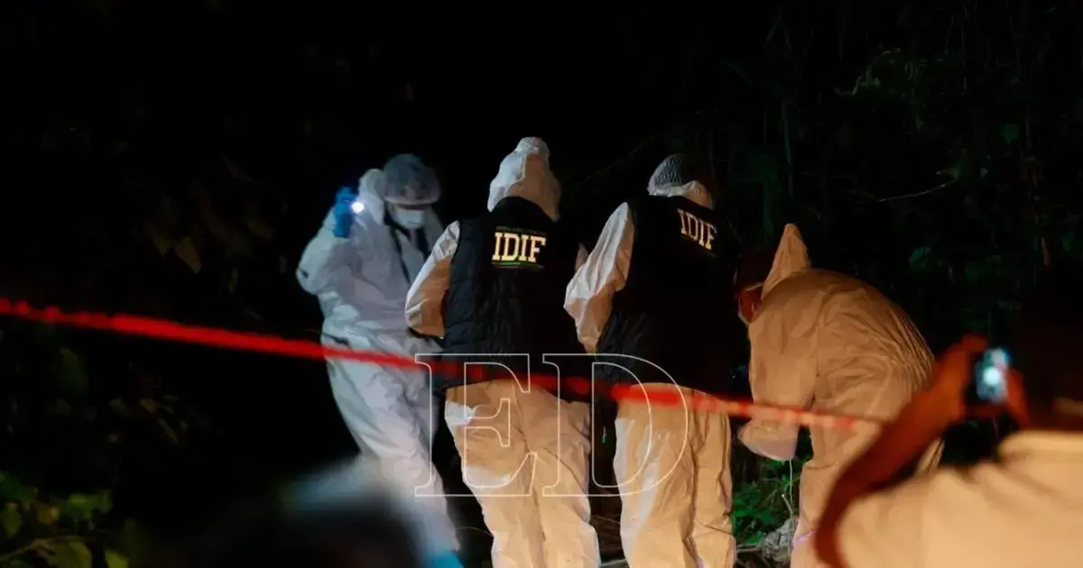 El hallazgo de los restos se registró en La Angostura