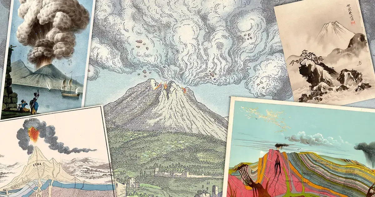 Un camión huye de la erupción cataclísmica del Monte Pinatubo en Filipinas.